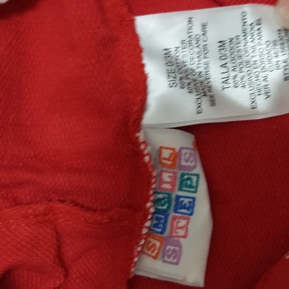 Small Steps "My First Christmas" red onesie size 0/3 months. - Picture 4 of 4